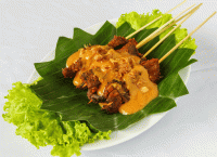 Menu Sate Ayam / Kambing / Padang / Porsi Restoran Garuda